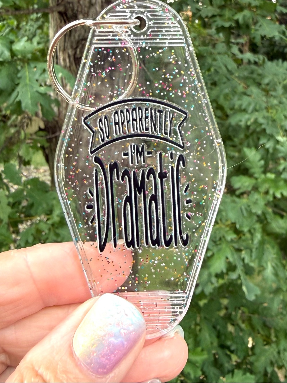 Vintage style motel key 3.5 keychain funny humorous gift idea